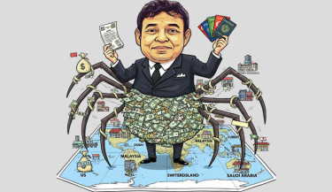 Harun sits on mountain of wealth in US