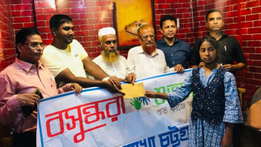 Bright student gets financial assistance in Patiya