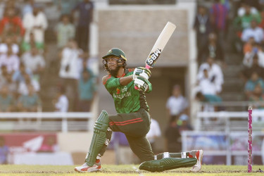 In the silence of Windies spin, Rishad’s bat sang the loudest