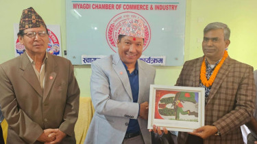 Bangladesh ambassador meets Myagdi Chamber to explore trade and investment ties