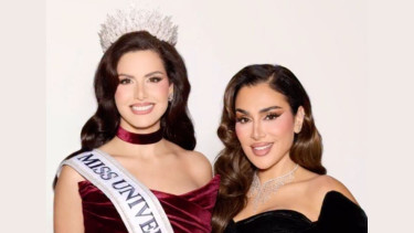 Huda Kattan shows support for Miss Palestine Nadeen Ayoub before Miss Universe pageant
