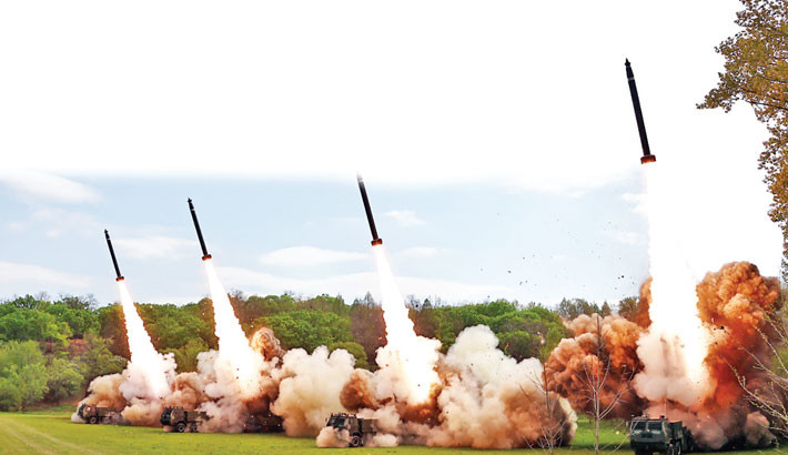 N Korea fires multiple ballistic missiles
