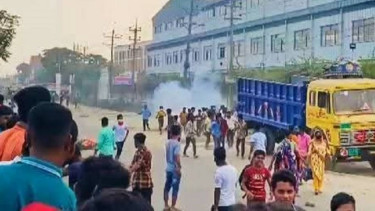 Workers block Dhaka-Mymensingh highway in Gazipur over arrears