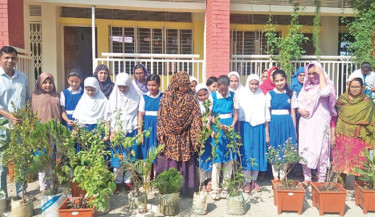School garden establishment programme at Akhaura