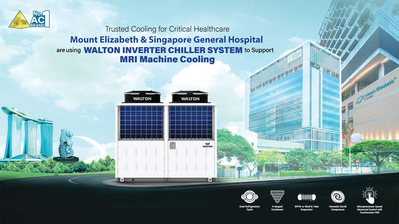 Walton smart chillers at Singapore’s Mount Elizabeth Hospital