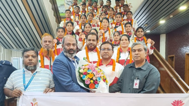 U-18 kabaddi teams return home after winning bronze