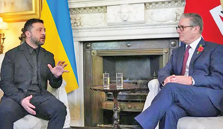 Zelenskyy seeks more European support against Russia during London trip