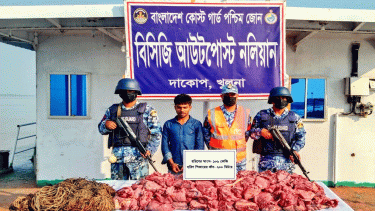 Coast Guard arrests deer poacher with 106kg of venison, traps in Sundarbans
