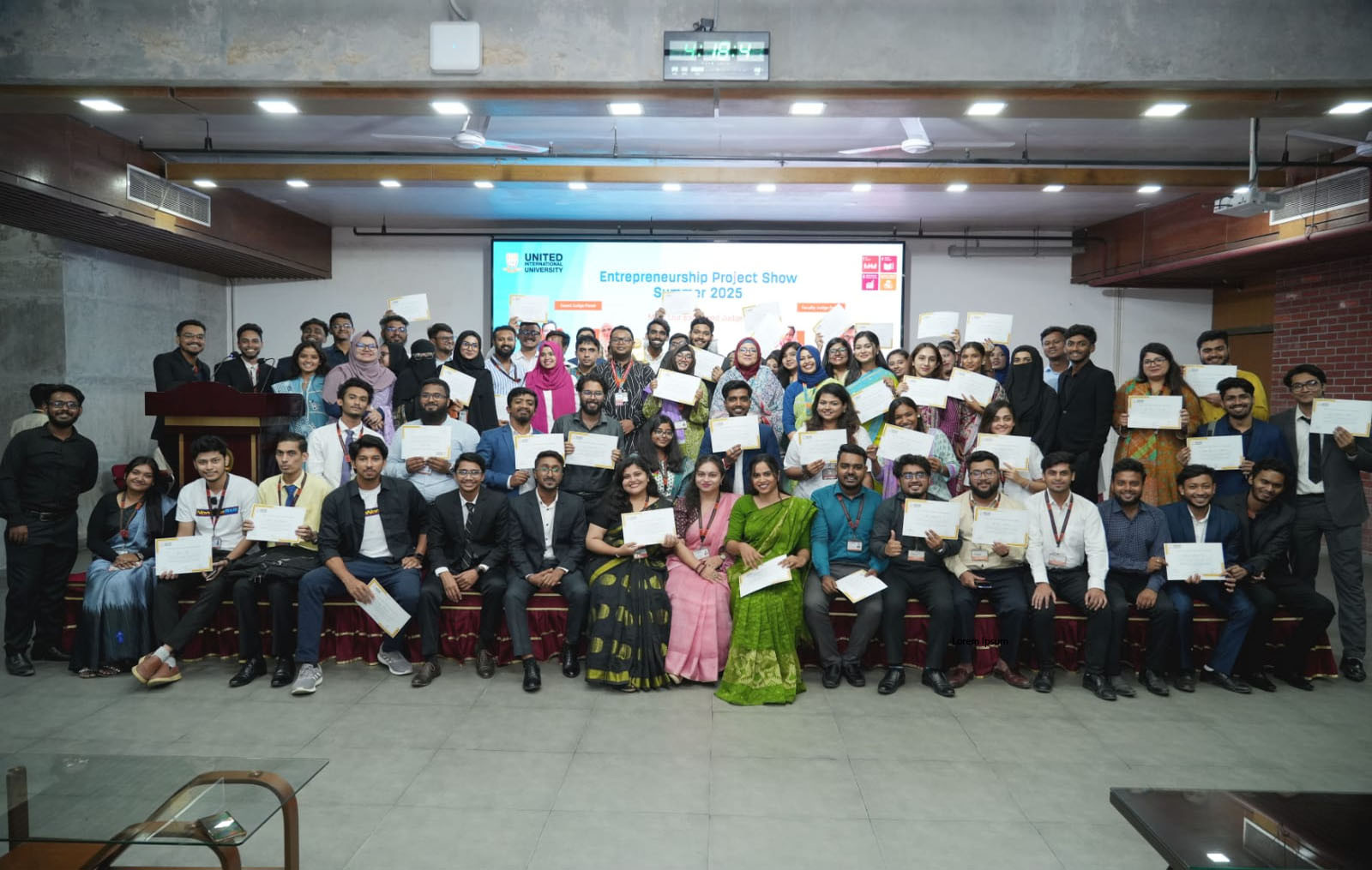 Entrepreneurship Project Show held at UIU