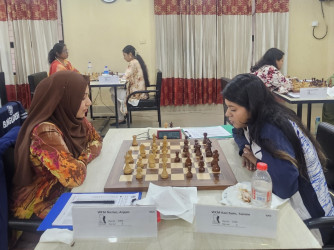 After sixth round, Noshin holds solo lead in women’s chess nationals