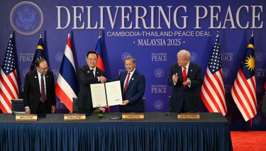 Trump co-signs Thailand-Cambodia ceasefire agreement