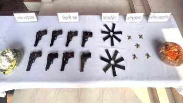 Firearms, ammo seized at Airport Railway Station