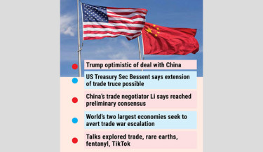 Trump eyes trade deal after US, China reach early consensus 
in ‘successful’ talks