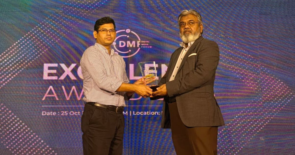 Jahidul Islam honoured with Digital Media Excellence Award