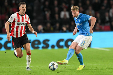 Napoli's De Bruyne unlikely to play again this year