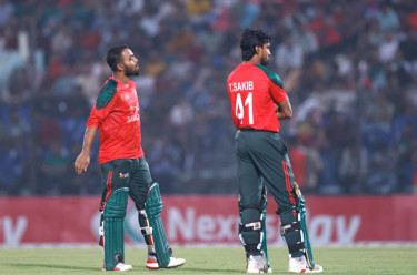 Middle-order failures cost Bangladesh in T20I opener, says Tanzim Hasan Sakib