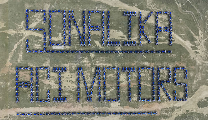ACI Motors on track for 
Guinness World Record with 350 Sonalika tractor deliveries