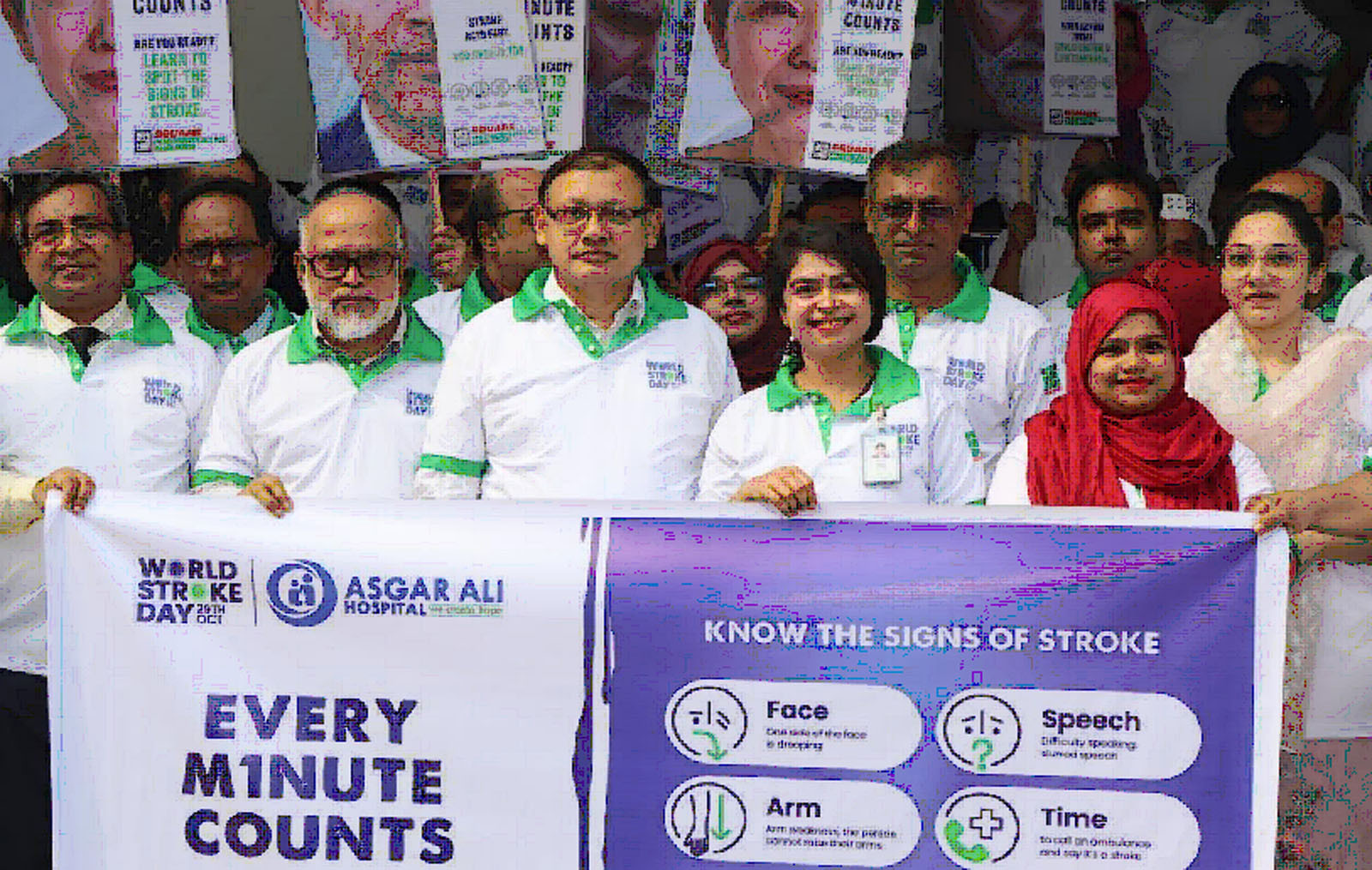 Asgar Ali Hospital marks World Stroke Day