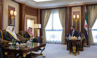 President Al-Sharaa discusses Syria’s economic recovery with Saudi ministers