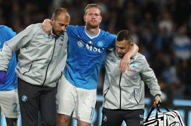 De Bruyne out for at least three months: Napoli