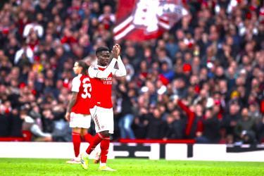 Arsenal depth fuels Saka's belief in title charge