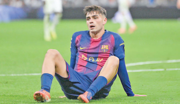 Pedri joins growing Barcelona sickbay