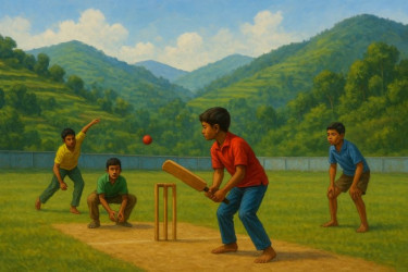 Reaching the unreached: Cricket in the hills