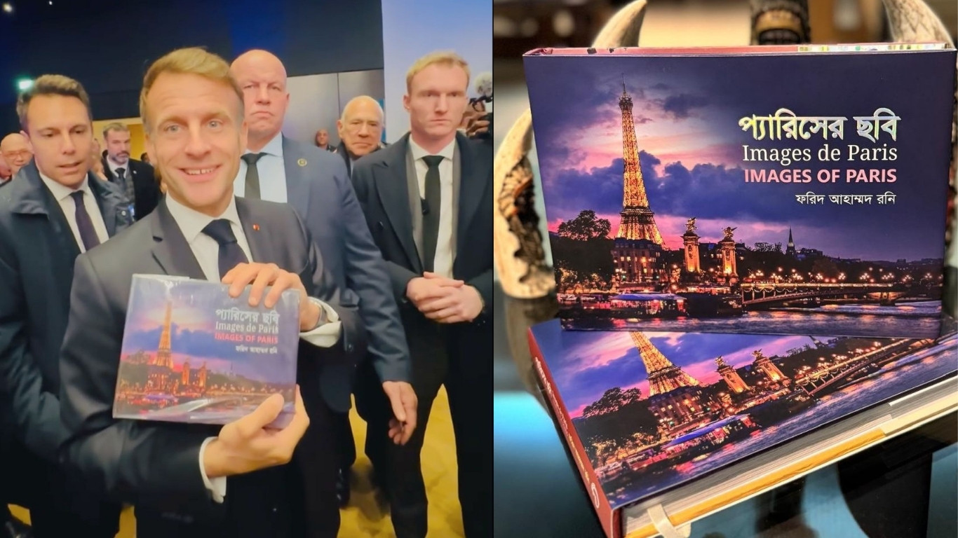 “IMAGES OF PARIS” reaches hands of French President