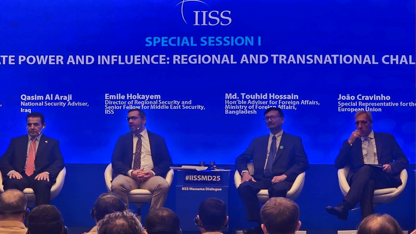 Foreign adviser calls for collective action against extremism, non-state armed groups