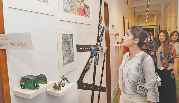 Young talent Tasnif Hasan brings imaginative cars to life at Galerie Zoom