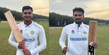 Robin and Naim centuries power Mymensingh to a dominant start