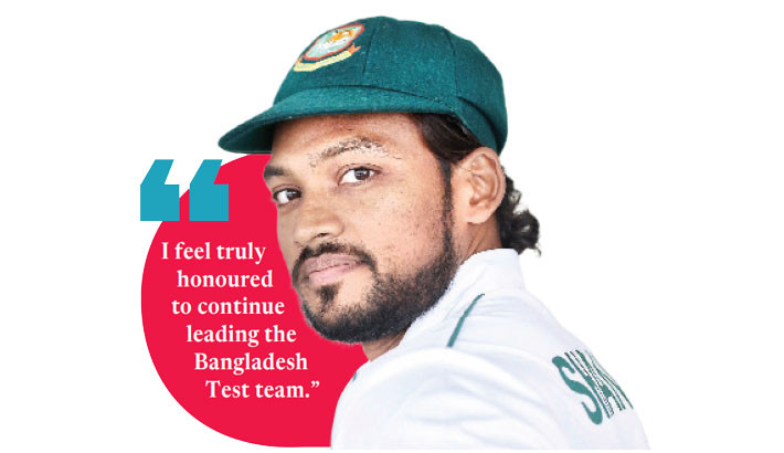 Shanto retained as Bangladesh Test captain