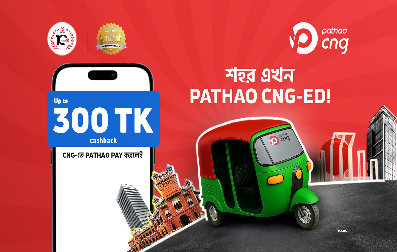 Pathao launches CNG service with exclusive cashback offer