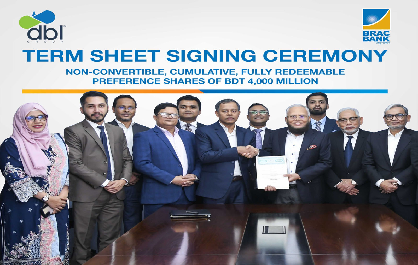 BRAC Bank, DBL Group ink Tk400cr preference shares deal