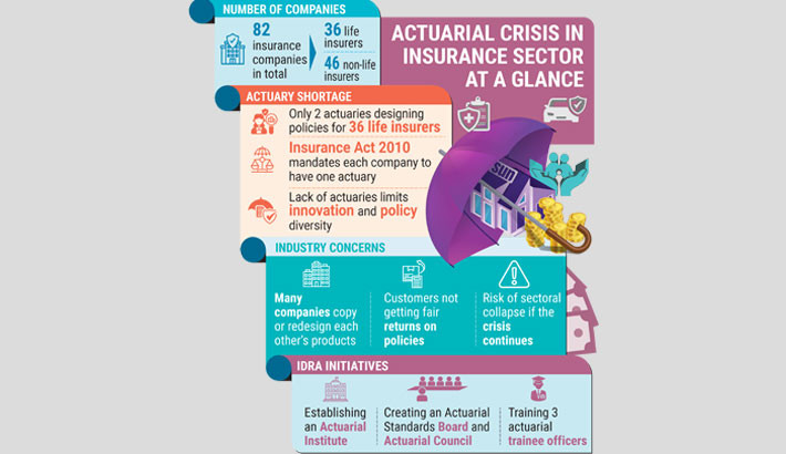 Two actuaries designing policies for 36 insurance companies