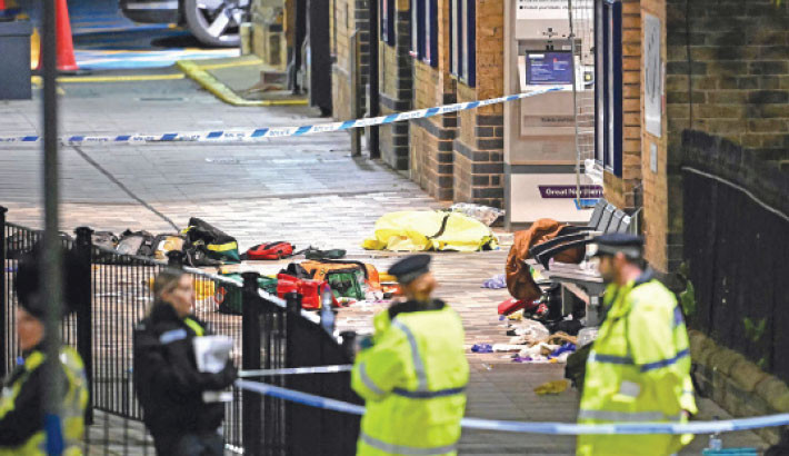 Nine suffer severe injuries after UK train stabbing