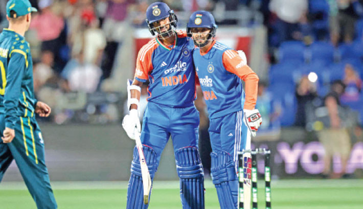 Sundar steers India to five-wicket win over Australia