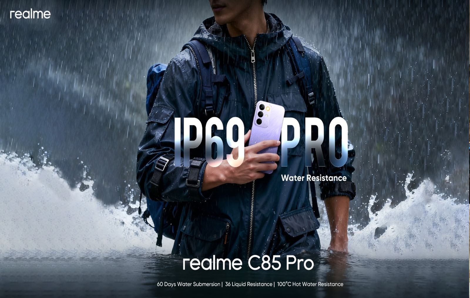 realme Confirms C85 Pro Launch with IP69 Rating & 7000mAh Battery