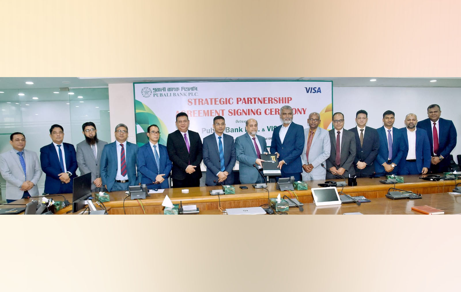 Pubali Bank signs agreement with VISA Worldwide