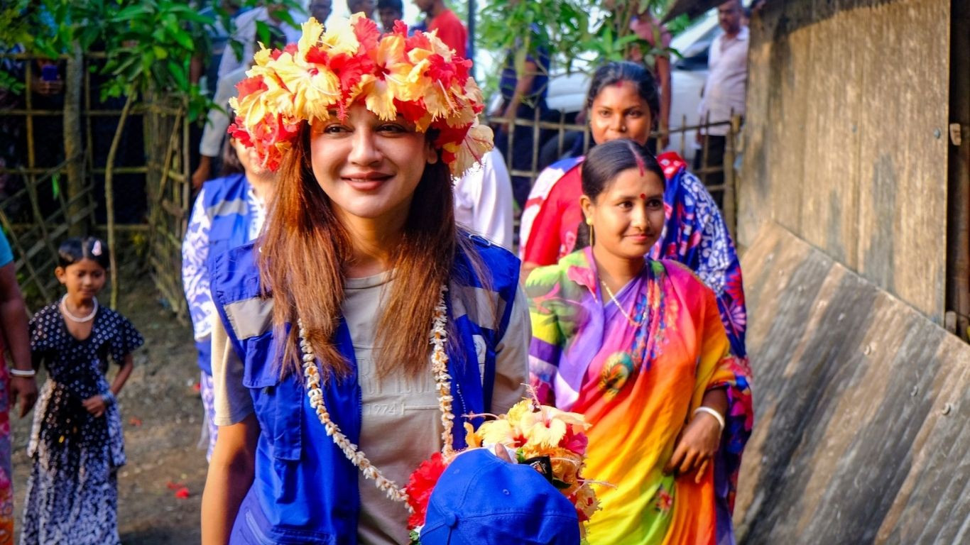 Jaya Ahsan visits climate-affected communities in Khulna ahead of COP30