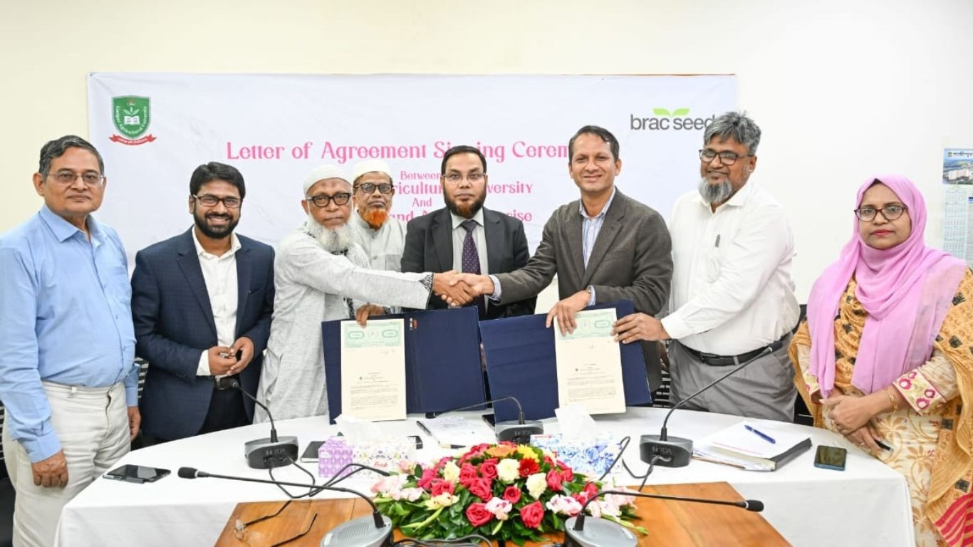 GAU, BRAC Seed sign landmark agreement
