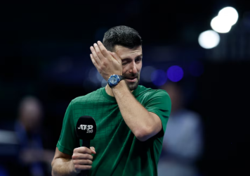 Djokovic in tears after tribute to late coach Pilic in Athens