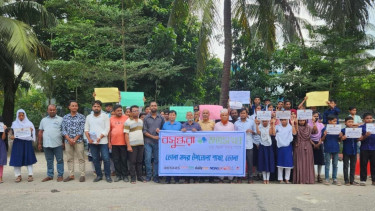 Campaign held in Bhola to raise awareness against noise pollution