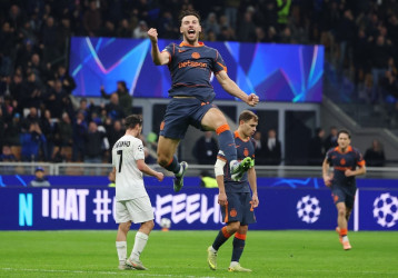 Inter battle past Kairat 2-1 to stay perfect