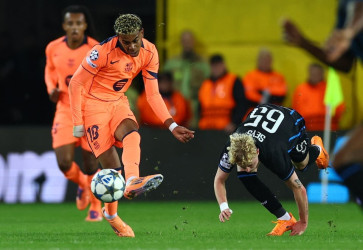 Battling Barcelona earn 3-3 draw in thriller against Brugge