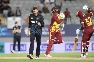 Chapman blitz leads Black Caps to tight T20 victory over West Indies