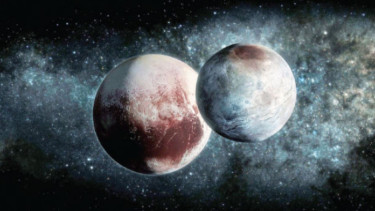 How did Pluto capture its largest moon, Charon?