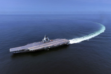 China launches its strongest aircraft carrier in naval race with US