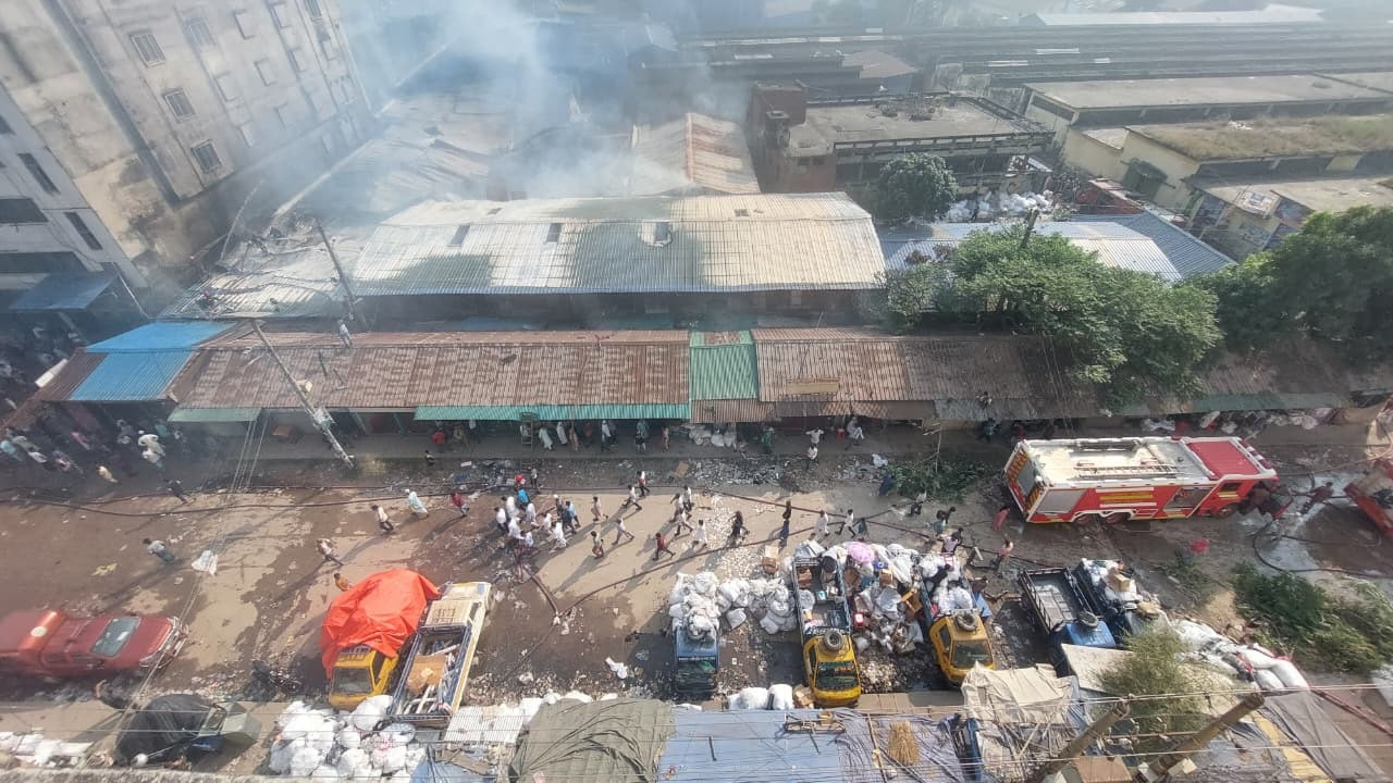 Fire at Gazipur cotton warehouse under control