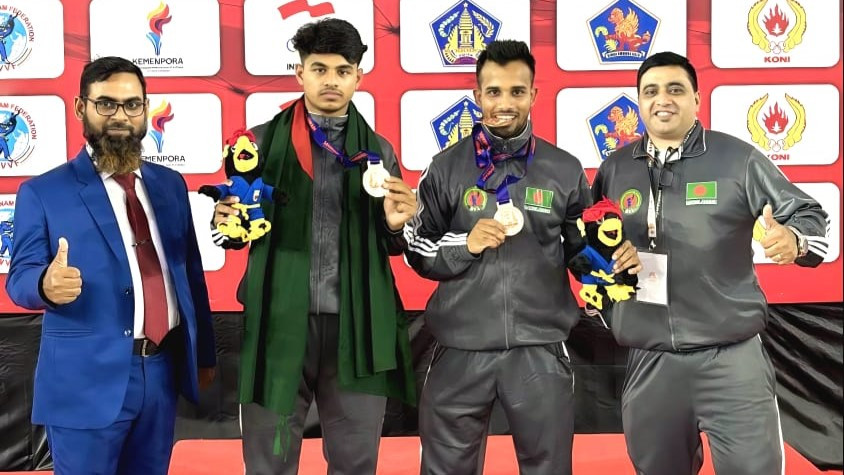 Bangladesh shine with three bronze medals in Bali